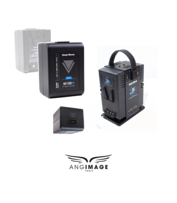Kit Batteries + Chargeur V-lock- AL-068 -