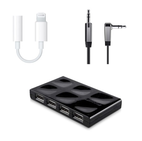 Kit 2 cables & multi chargeur USB- AL-155 -
