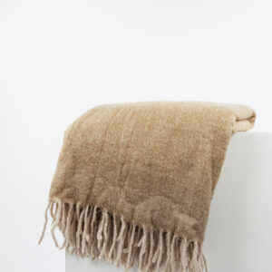 Plaid "mohair" - beige